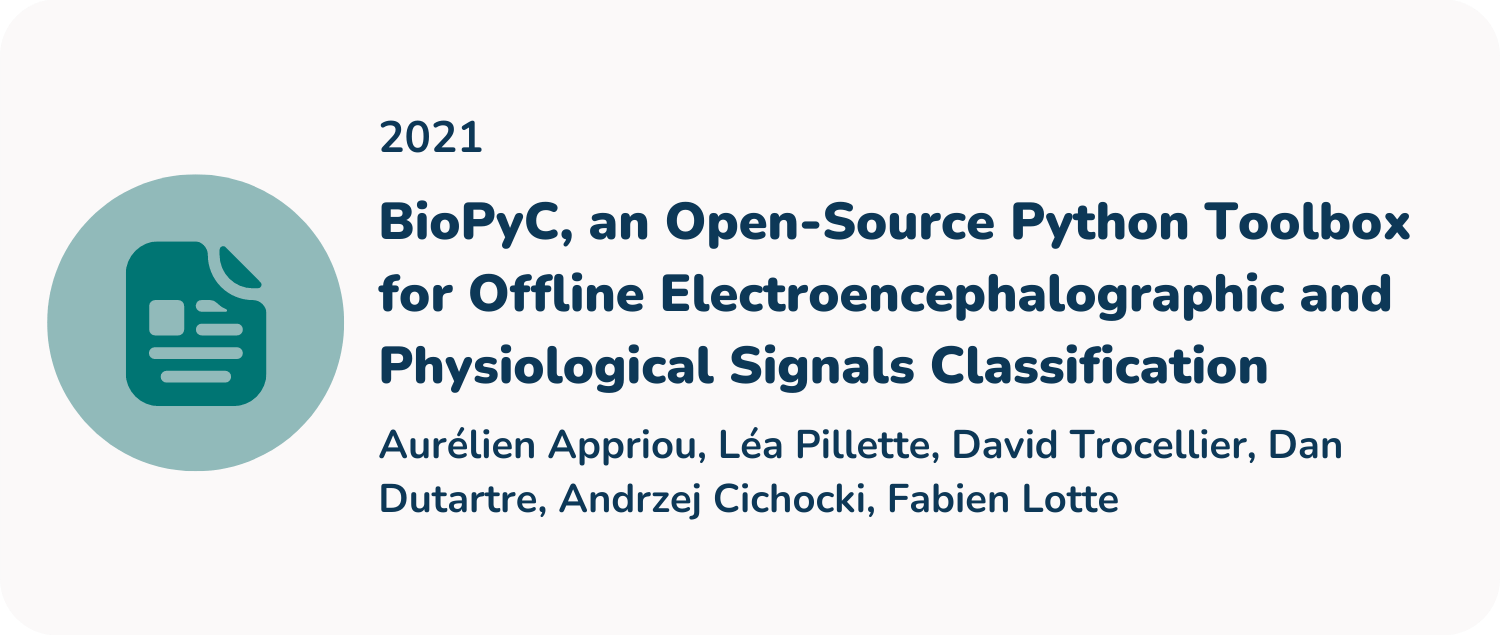 BioPyC, an Open-Source Python Toolbox for Offline Electroencephalographic and Physiological Signals Classification